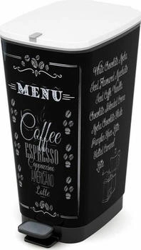 Curver Kis Kis Pedal bin Chic Bin Coffee Menu L 50L