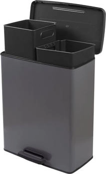 Curver Treteimer Decobin Duo 26L/26L Cool Grey