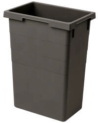 Hailo Inneneimer 1132999 dunkelgrau 38 Liter 378 x 261 x 522 mm