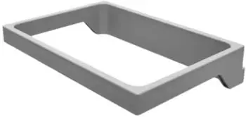 Hailo Halter 3603981 für Inneneimer 1102429 hellgrau 2,5 Liter 152 x 115 x 30 mm