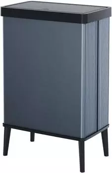 Curver VERTO Curve Standmülleimer Touch-Öffnung 54 l Perlblau