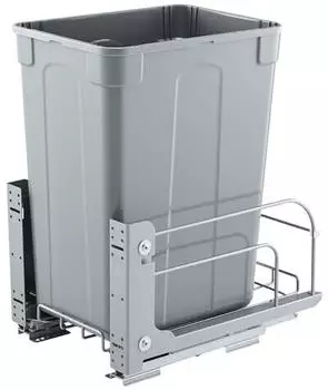 VEVOR Ausziehbarer M&uuml;lleimer Unterbau Soft-Close Metall 33L (BB-LM35L01)