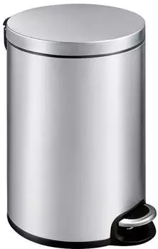 Proregal Treteimer mit Pedal, leise schlie&szlig;endem Deckel & Kunststoffinneneimer, 20L, Matt Edelstahl (PR_RVB224-10)