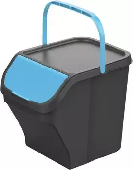 Gardissimo Stack Abfalleimer 25L M&uuml;lltrenner blau