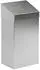 Vepa Bins Abfallbehälter mit Pushdeckel 18L Aluminium weiß (31021826)