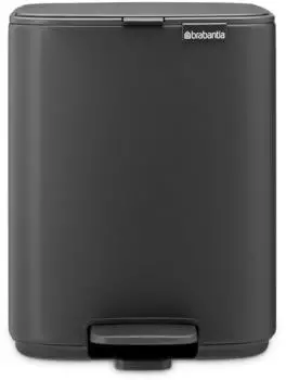 Brabantia Bo Tretm&uuml;lleimer 7L Mineral Grau, Stahl (1005576)