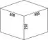 Naber Cox Stand-UP® 250 S/600-2 Abfallsammler 2x13L anthrazit (8013380)