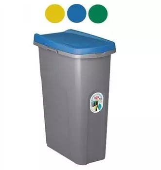 Stefanplast Home Eco System Mülleimer 15L, blau (STF744)