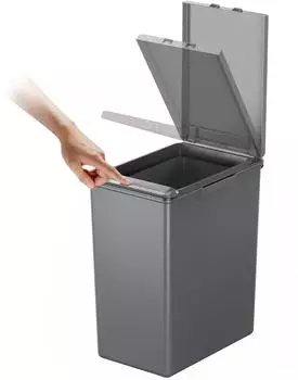 Eko Morandi Touch-Top Mülleimer 20L, Kunststoff (EK6187P-20L-DG)