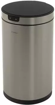 ML-Design M&uuml;lleimer mit Sensor, rund, Edelstahl silber, 30L (490017874)