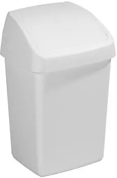 SunWare Delta Bin Schwingdeckeleimer 10l, weiß (Sunware_13301004)