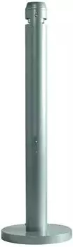Rubbermaid Smokers' Pole Standascher, rund, Aluminium, silber (FGR1SM)
