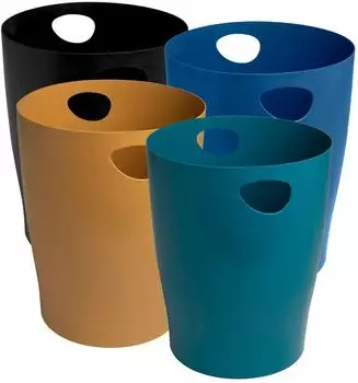 Exacompta Ecobin Neo Deco Papierkorb, Farben sortiert, 8er-Pack (453505D)