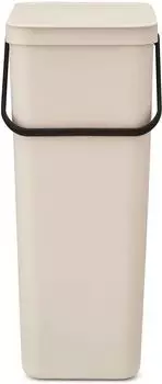 Brabantia Sort & Go Abfalleimer 40L Soft Beige