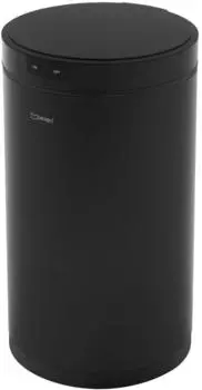 ML-Design M&uuml;lleimer mit Automatik-Sensor Stahl 30L, Schwarz, Zylindrisch (490017875)