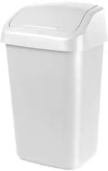 Orthex Schwingdeckel-Mülleimer 25L Weiß (32810)