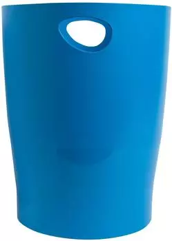 Exacompta Ecobin Bee Blue Papierkorb 15L T&uuml;rkis, 8er-Pack (45384D)