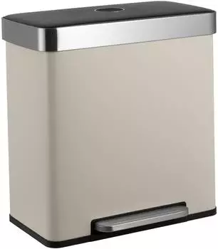 Svita LT2X30 Treteimer 2 F&auml;cher 60l taupe (92574)