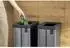 Curver Verto Recycle Abfalleimer 54L, Kunststoff, perlgrau (261012)