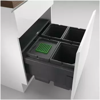 Naber Cox Base 360 S/600-4 Abfallsammler f&uuml;r Frontausz&uuml;ge, anthrazit (8013316)