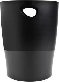 Exacompta Ecobin Office Classic Papierkorb 15L schwarz, 8er-Pack (453014D)