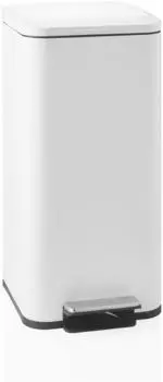 HJH Office Clean Square Treteimer 30L Softclose, wei&szlig; (741115)