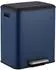 Relaxdays Mülleimer mit Mülltrennsystem 2 Fächer 2x15L