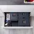 Sotech Metropolis Abfallsammler 3x15L mit Deckel, Auszug Korpusbreite 80cm (PTC28 08050 7F)