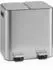 HJH Office Clean 10 Trennmülleimer 2x15L Soft-Close Edelstahl silber (741121)