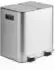 HJH Office Clean 10 Trennmülleimer 2x15L Soft-Close Edelstahl silber (741121)