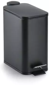 Zeller Treteimer Soft Close, 5L, Metall/Kunststoff (18962)