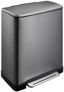 Proregal Rechteckiger Treteimer 2 Inneneimer 46L, 65x50x34,5cm (PR_RVB234-12)