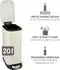 Wenko Mod. Design Treteimer 20L, creme, herausnehmbarer Einsatz (53321864-0)