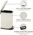 Wenko Mod. Design Treteimer 20L, creme, herausnehmbarer Einsatz (53321864-0)