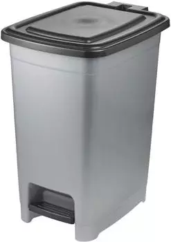 keeeper Olaf Tret-Abfalleimer 40L, PP, light silver (1031516000000)