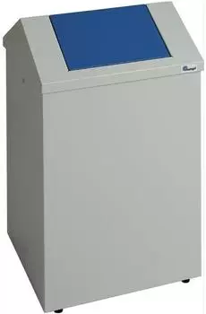 stumpf Putzwollkasten 45l lichtgrau/Enzianblau (5104502)