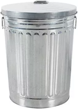 INDA-Exclusiv Oskartonne Aschetonne mit Deckel, Metall, 58L (4262445856499)