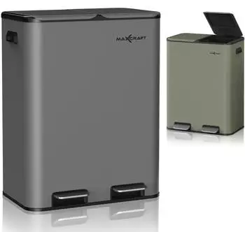 Maxcraft Decobin Treteimer 60L Stahl anthrazit (43777316)