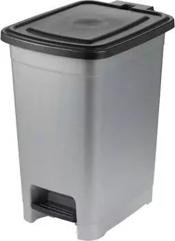keeeper Olaf Tret-Abfalleimer 25L, light silver