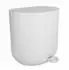 Relaxdays Kosmetikeimer Softclose, Pedal, 7L, weiß