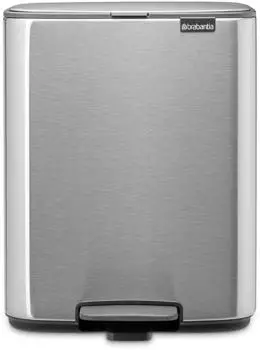 Brabantia Bo Treteimer, 12L, matt steel fingerprint proof