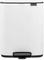 Brabantia 236907, Brabantia Bo Papierkorb 12 l wei&szlig; 236907