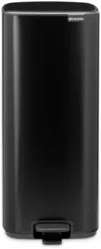 Brabantia Bo Treteimer 30L, matt schwarz, Stahl (238109)