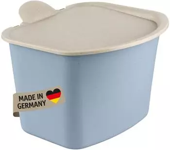 Koziol BIBO Biomülleimer 3L mit Deckel, blau (8618716)