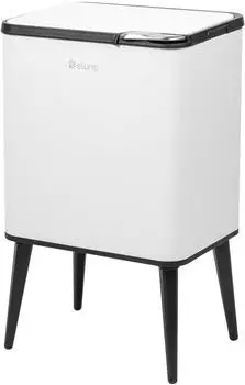 eluno Abfalleimer Metall, wei&szlig;, 30L (4014700)