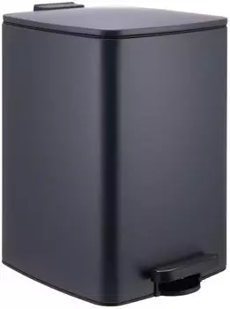 Relaxdays Tretm&uuml;lleimer Metall 20l, dunkelgrau