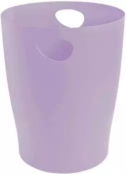 Exacompta ECOBIN Aquarel Papierkorb mit Griffen, 15L, mauve (45364D)