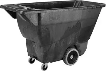 Rubbermaid Tilt Truck Rollbeh&auml;lter 400l, 205kg, Strukturschaum, schwarz (FG9T1300BLA)