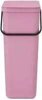 BRABANTIA 255526, Brabantia Sort & Go Recycling-Beh&auml;lter 40 L - Lilac Pink