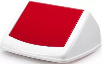 DURABLE Durabin Flip Lid Square 40 Schwingdeckel, rot (1801574018)